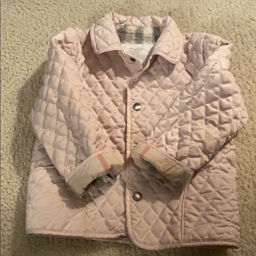 Burberry toddler quilted jacket